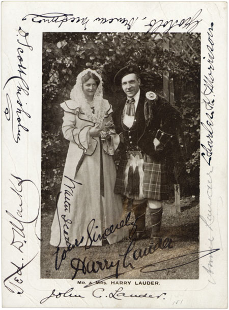 Photo of photos/Henry McLennan Lauder & Ann 1905
